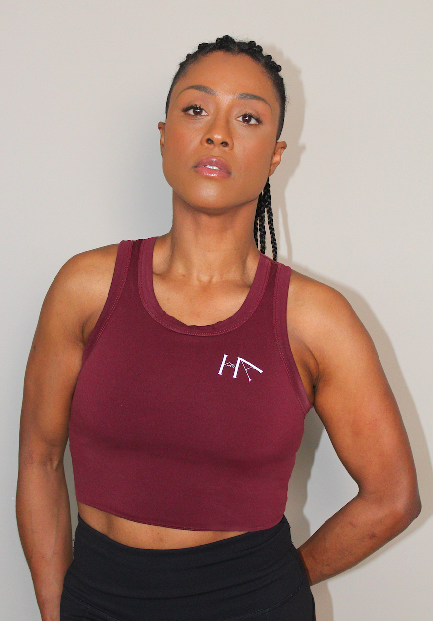 Brassière de sport à fort maintien sans armature Hastya – vue de face
