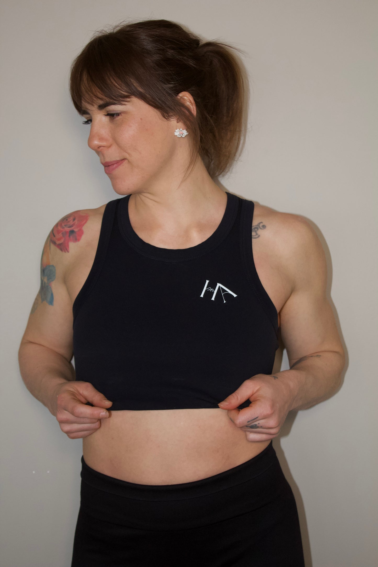 Brassière maintien fort / compression - Auria Noir