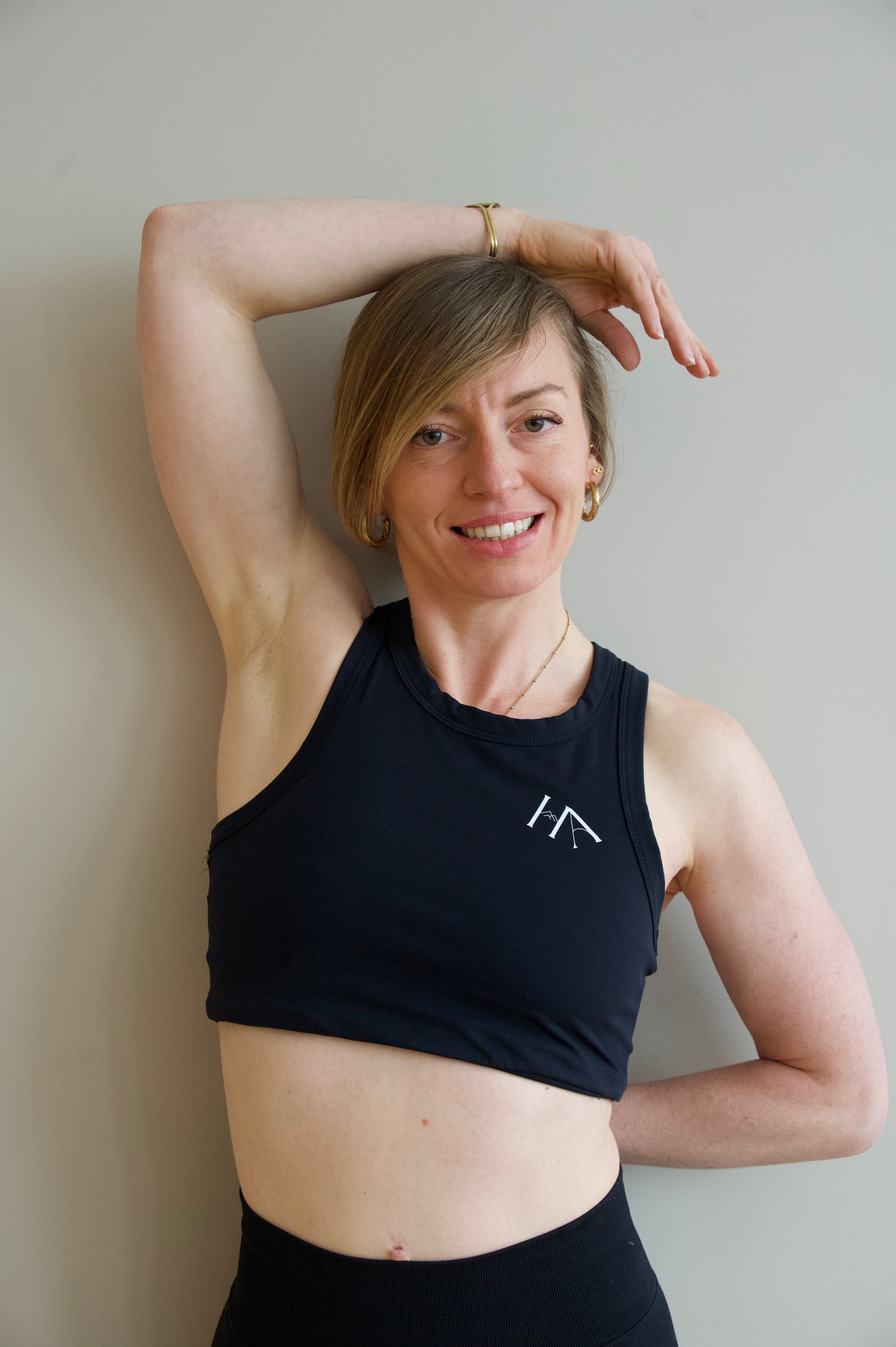 Brassière maintien fort / compression - Auria Noir