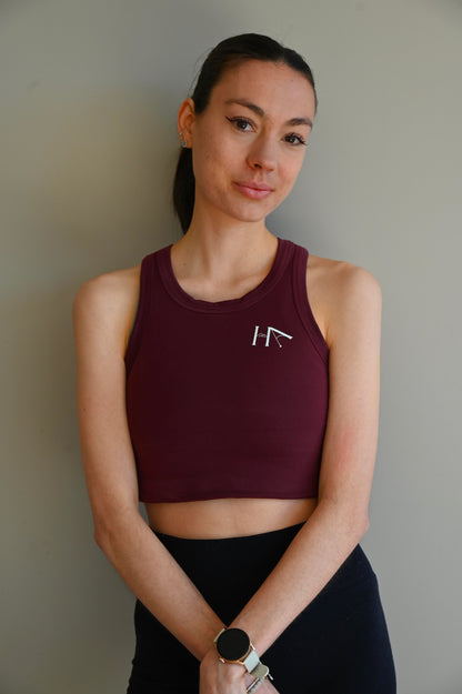 Brassière maintien fort / compression - Auria Bordeaux