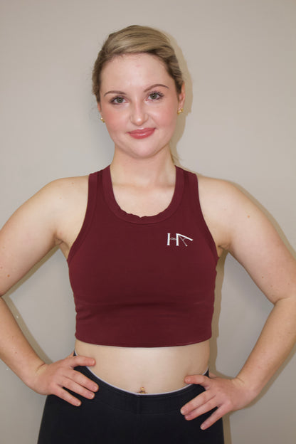 Brassière maintien fort / compression - Auria Bordeaux