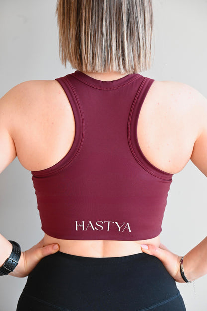 Brassière maintien fort / compression - Auria Bordeaux