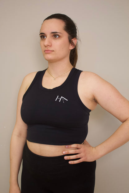 Brassière maintien fort / compression - Auria Noir