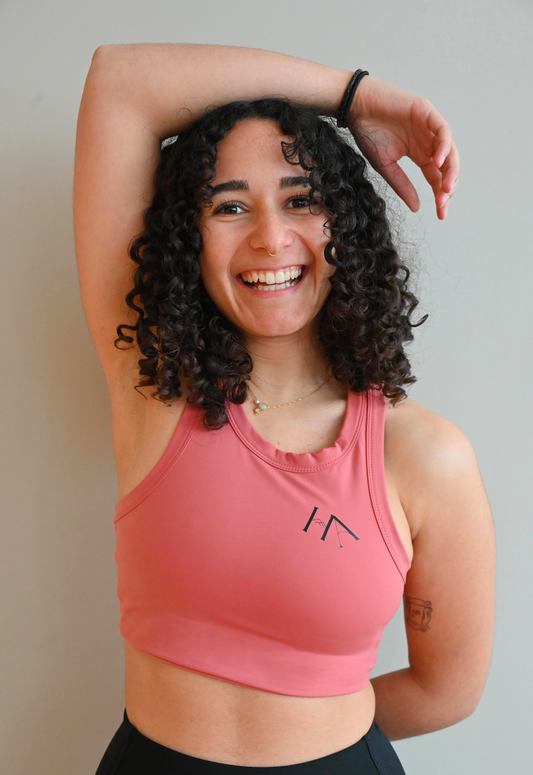 Brassière de sport à fort maintien sans armature Hastya – vue de face